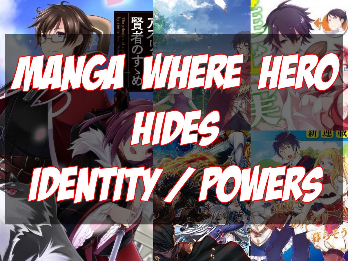 Manga Where Hero Hides Identity Cover